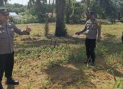 Polsek Bagan Sinembah Cek Pertumbuhan Jagung Pipil, Wujud Dukungan Ketahanan Pangan Nasional