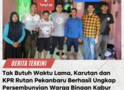 Tak Butuh Waktu Lama, Karutan dan KPR Rutan Pekanbaru Berhasil Ungkap Persembunyian Warga Binaan Kabur