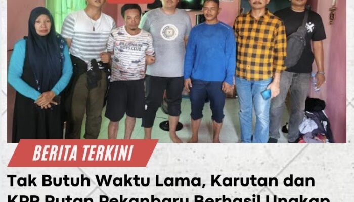 Tak Butuh Waktu Lama, Karutan dan KPR Rutan Pekanbaru Berhasil Ungkap Persembunyian Warga Binaan Kabur