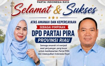 Selamat Atas Amanah Besar, Yusnita Harahap Dan Syahrozie SH Reski Pimpin DPD Partai Pira Provinsi Riau