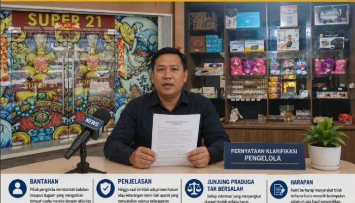 Pengelola Bantah Dugaan Aktivitas Perjudian, Sampaikan Klarifikasi atas Pemberitaan yang Beredar