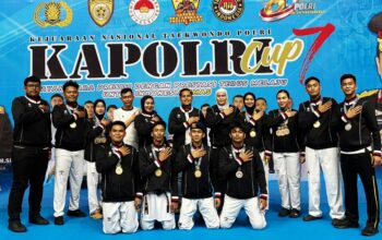 Polda Riau Borong 10 Emas di Kejurnas Taekwondo Kapolri Cup-7, Manajer Tim: Bukti Pembinaan Atlet Berjalan Efektif