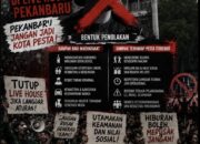 Pekanbaru Jangan Jadi Kota Pesta, Mahasiswa Tolak Penampilan DJ Wisnu Santika di Live House