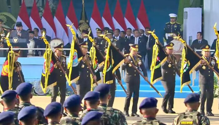 Presiden Prabowo Beri Nugraha Sakanti kepada Polda Riau, Kapolda: Penghargaan Ini Milik Seluruh Personel